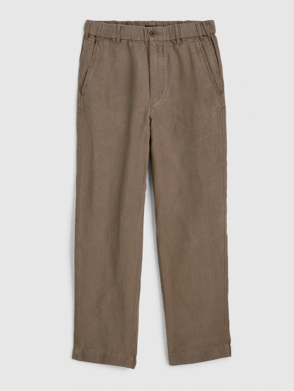 Madewell Linen Pull-On Pant Size Large Olive Green NWT $138 NZ164